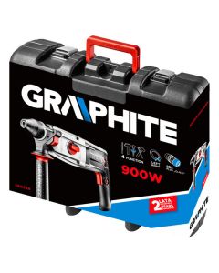 Kladivo vrtací, 58G528, elektrika (kabel), 230V, 900W, přepínatelný směr otáček, 5000ot./min, Graphite