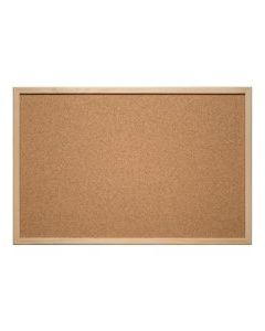 Eurosupplies korková tabule dřevěný rám 90x60 cm