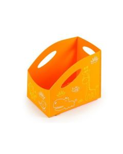 Dětský úložný box "S", malý, oranžová, PRIMOBAL