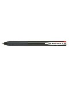 Čtyřbarevné pero "Super Grip G", černá, PILOT BPKGG-35M-B