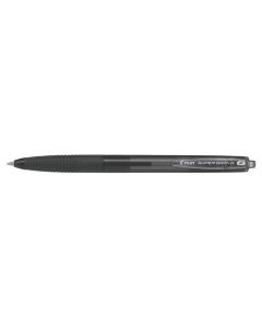 Kuličkové pero "Super Grip G", černá, stiskací mechanismus, 0,22 mm, PILOT