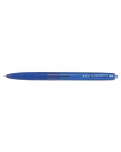 Kuličkové pero "Super Grip G", modrá, stiskací mechanismus, 0,22 mm, PILOT