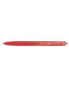 Kuličkové pero "Super Grip G", červená, stiskací mechanismus, 0,22 mm, PILOT