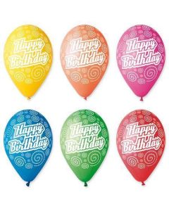 Balónek, Happy Birthday, 30 cm
