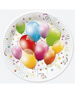 Papírový talíř "Balloon", 23 cm