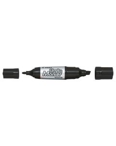 Permanentní popisovač "Twin Jumbo", černá, 4 mm / 4,8-7 mm, oboustranný, PILOT MFN-15FB-B-BG