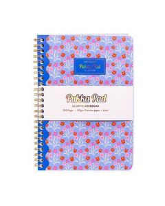 Spirálový sešit "Floral Jotta Notebook", mix barev, A5, linkovaný, 100 listů, PUKKA 2144-FLO