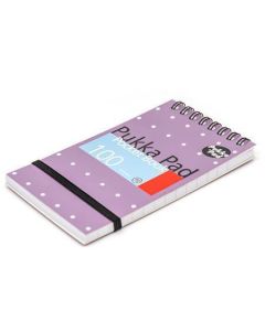 Spirálový blok "Metallic Pocket Book", mix, A7, linkovaný, 50 listů, PUKKA PAD 6254-MET