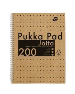 Spirálový sešit "Jotta Kraft", A4, linkovaný, 100 listů, PUKKA PAD 9565-KRA