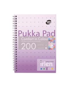 Spirálový sešit "Irlen Jotta Lavender", A5, linkovaný, 100 listů, PUKKA PAD IRLJOTA5(LAV)