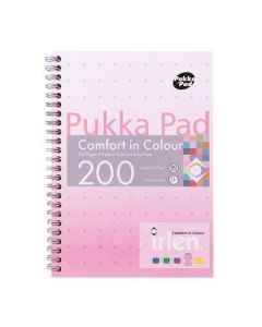 Spirálový sešit "Irlen Jotta Rose", A5, linkovaný, 100 listů, PUKKA PAD IRLJOTA5(ROSE)