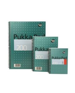 Blok "Metallic Jotta", A6, linkovaný, 100 listů, spirálová vazba, PUKKA PAD