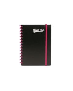 Blok "Neon notepad", A5, mix barev, linkovaný, 100 listů, spirálová vazba, PUKKA PAD