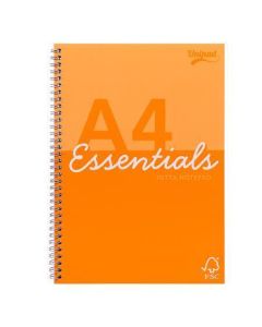 Spirálový sešit "Unipad Essentials Jotta", mix vzorů, A4, linkovaný, 80 listů, PUKKA PAD ESS-JOTA4AS