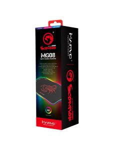 RGB Podložka pod myš, MG8, herní, černá, 350 x 250 mm, 3 mm, Marvo, RGB podsvícení