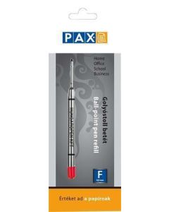 Náplň do kuličkového pera, červená, 0,8 mm, PAX