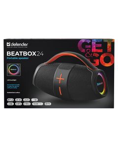 Defender reproduktor BEATBOX 24, 25W, černý, TWS, AUX/Bluetooth