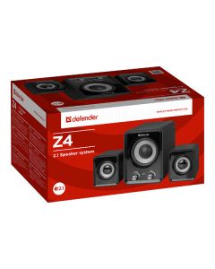 Defender reproduktory Z4, 2.1, 11W, černé, regulace hlasitosti, regulace basů, 50Hz~20kHz