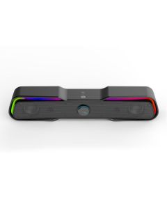 HP Soundbar DHE-6002, 2.0, 6W, černý, podsvícený
