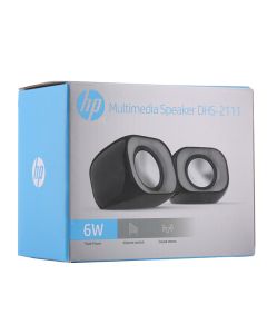 HP reproduktory DHS-2111, 2.0, 6W, černé, regulace hlasitosti, plastové
