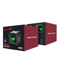 Marvo reproduktor BS-010, 5W, černé, přenosný, RGB podsvícení
