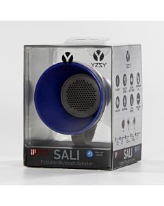 YZSY Bluetooth reproduktor SALI, 1.0, 3W, modrý, regulace hlasitosti, skládací, voděodolný