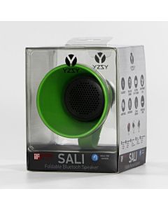 YZSY Bluetooth reproduktor SALI, 1.0, 3W, zelený, regulace hlasitosti, skládací, voděodolný, DOPRODEJ
