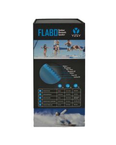 YZSY Bluetooth reproduktor FLABO, 2x5W, modrý, regulace hlasitosti, DOPRODEJ