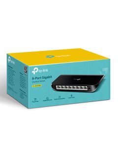 TP-LINK stolní switch TL-SG1008D 1000Mbps, auto MDI/MDIX