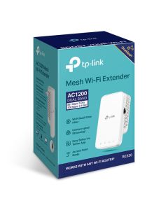 TP-LINK Repeater RE330 2.4GHz a 5GHz, extender, IPv6, 867Mbps, vestavěná anténa, 802.11ac, OneMesh Extender, LAN