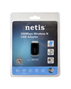 NETIS USB klient WF2123 2.4GHz, přístupový bod, 300Mbps, integrovaná anténa, 802.11n, DOPRODEJ