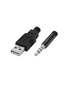 A4Tech Bloody G260P sluchátka s mikrofonem, drátová, černá, herní sluchátka, 3.5 mm jack + USB