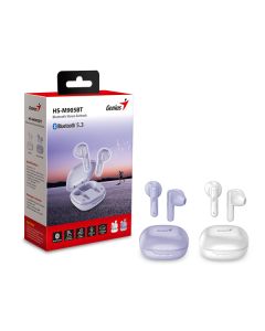 Genius HS-M905BT mikrofon, bezdrátová, fialová, 2.0, s nabíjecí krabičkou, sportovní typ USB-C