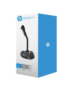 HP, počítačový mikrofon, DHP-1100C, černý, LED světlo, USB Hub