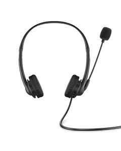 HP G2 sluchátka s mikrofonem, drátová, černá, klasická typ USB