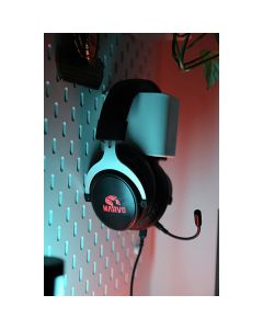 Marvo HG9052 sluchátka s mikrofonem, drátová, černá, 7.1 (virtualně), červeně podsvícená, 7.1 (virtuálně) typ USB