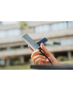 USB (3.2) Gen 1 4-port, 49147, šedá, délka kabelu 15cm, Verbatim, 1 x USB-CR připojovací port, 4 x USB 3.2 Gen 1 por