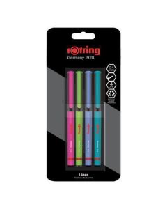 Linery "Liner", sada 4 barev, 0,4 mm, ROTRING NRR2166331