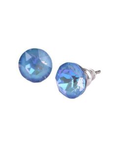 Náušnice, opál s krystaly SWAROVSKI®, 8 mm, ART CRYSTELLA 1800XKE061