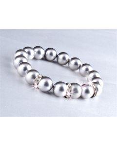 Náramek SWAROVSKI® Crystals, 3 kroužky s křišťály, 10 mm, ART CRYSTELA