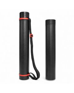 Tubus Premium, extra dlouhý, 80 × 1200–1600 mm, PE, černá, RUMOLD