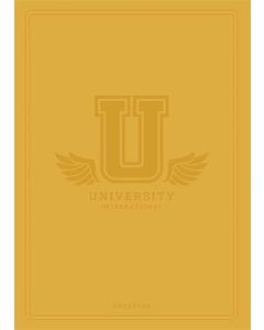 Sešit "University International", mix motivů, A5, čtverečkovaný, 60 listů, SHKOLYARYK A5-060-5407K