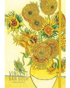 Skicák "Klimt&Van Gogh", mix motivů, A5, tečkovaný, 80 listů, tvrdé desky, SHKOLYARYK A5-3C-080-359D