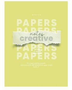 Sešit "Notes Creative", mix motivů, A4, čtverečkovaný, 80 listů, SHKOLYARYK A4-080-5244K