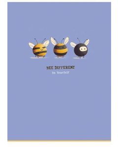 Sešit "Bee Different", mix motivů, A4, linkovaný, 80 listů, SHKOLYARYK A4-080-5245L