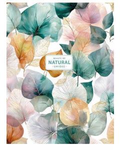 Sešit "Beauty of Natural", mix motivů, A5, čtverečkovaný, 80 listů, SHKOLYARYK A5-080-5258K
