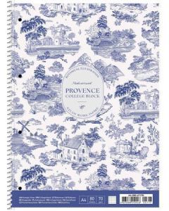 Spirálový sešit "Provence", mix motivů, čtverečkovaný, A4+, 80 listů, SHKOLYARYK A4-080-6717K