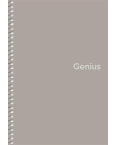 Spirálový sešit "Genius", mix motivů, čtverečkovaný, A5, 80 listů, PP desky, SHKOLYARYK A5-080-6806K