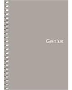 Spirálový sešit "Genius", mix motivů, čtverečkovaný, A6, 80 listů, PP desky, SHKOLYARYK A6-080-6807K