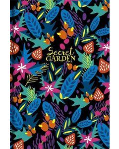 Zápisník "Secret Garden", mix motivů, A5, linkovaný, 80 listů, SHKOLYARYK A5-IC-080-7003L